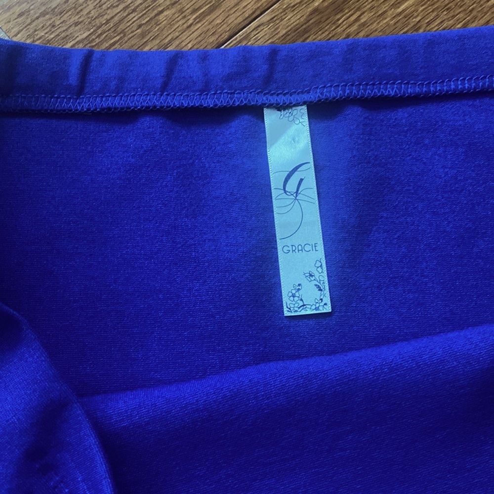 Royal Blue pull on skirt - Picture 6 of 7